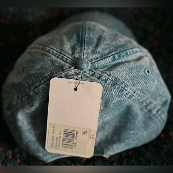 RARE LEVI’S NWT Acid Wash Cap in Pale Blue main image 5